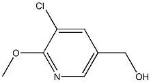 2-甲氧基-3-氯-5-羟甲基吡啶, , 结构式