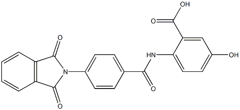 2-({[4-(1,3-dioxo-1,3-dihydro-2H-isoindol-2-yl)phenyl]carbonyl}amino)-5-hydroxybenzoic acid