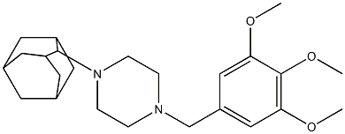 1-(2-adamantyl)-4-(3,4,5-trimethoxybenzyl)piperazine