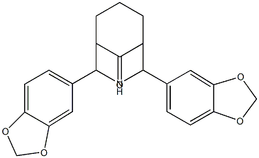2,4-di(1,3-benzodioxol-5-yl)-3-azabicyclo[3.3.1]nonan-9-one