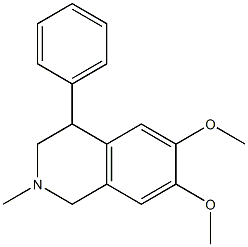 1,2,3,4-Tetrahydro-6,7-dimethoxy-2-methyl-4-phenylisoquinoline
