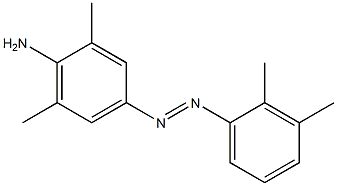4-(2,3-キシリルアゾ)-2,6-ジメチルベンゼンアミン 化学構造式