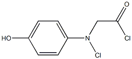 对羟基苯甘氨酸酰氯盐酸盐, , 结构式