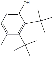 二叔丁基对甲酚 结构式