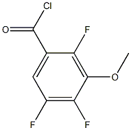 3-甲氧-2,4,5-三氟苯甲酰氯 结构式