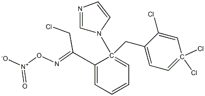Z-2'-(1-咪唑基)-O-(2,4-二氯苄基)-2,4-二氯苯乙酮肟硝酸盐
