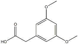 3,5-dimethoxyphenylacetic acid Struktur