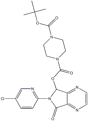 1-tert-Butyl 4-[6-(5-Chloropyridin-2-yl)-7-oxo-6,7-dihydro-5H-pyrrolo[3,4-b]pyrazin-5-yl]piperazine-1,4-dicarboxylate