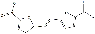 5-[(E)-2-(5-Nitro-furan-2-yl)-vinyl]-furan-2-carboxylic	acid	methyl	ester