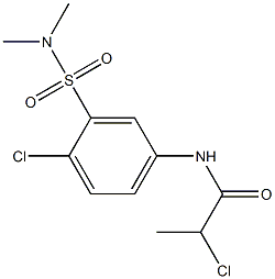 2-CHLORO-N-{4-CHLORO-3-[(DIMETHYLAMINO)SULFONYL]PHENYL}PROPANAMIDE