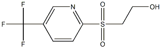 2-{[5-(trifluoromethyl)-2-pyridyl]sulfonyl}ethan-1-ol