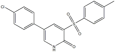 5-(4-chlorophenyl)-3-[(4-methylphenyl)sulfonyl]-2(1H)-pyridinone