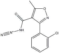 3-{[3-(2-chlorophenyl)-5-methylisoxazol-4-yl]carbonyl}triaz-1-yn-2-ium