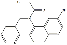 2-chloro-N-(2-hydroxynaphthalen-8-yl)-N-((pyridin-3-yl)methyl)acetamide