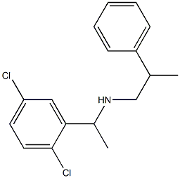 [1-(2,5-dichlorophenyl)ethyl](2-phenylpropyl)amine