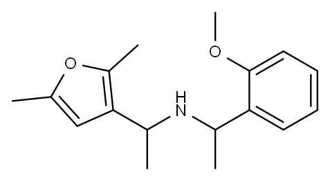 [1-(2,5-dimethylfuran-3-yl)ethyl][1-(2-methoxyphenyl)ethyl]amine