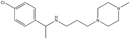 [1-(4-chlorophenyl)ethyl][3-(4-methylpiperazin-1-yl)propyl]amine