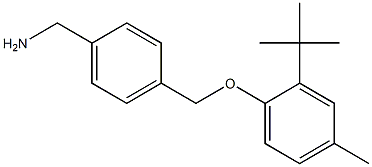 [4-(2-tert-butyl-4-methylphenoxymethyl)phenyl]methanamine