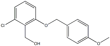 {2-chloro-6-[(4-methoxyphenyl)methoxy]phenyl}methanol