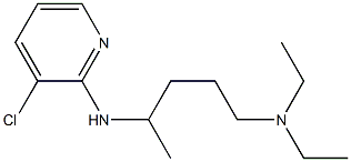 {4-[(3-chloropyridin-2-yl)amino]pentyl}diethylamine