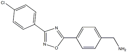 {4-[3-(4-chlorophenyl)-1,2,4-oxadiazol-5-yl]phenyl}methanamine