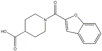 1-(1-benzofuran-2-ylcarbonyl)piperidine-4-carboxylic acid