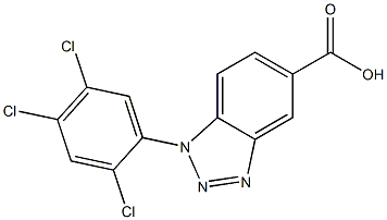 1-(2,4,5-trichlorophenyl)-1H-1,2,3-benzotriazole-5-carboxylic acid