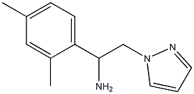 1-(2,4-dimethylphenyl)-2-(1H-pyrazol-1-yl)ethanamine