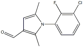 1-(3-chloro-2-fluorophenyl)-2,5-dimethyl-1H-pyrrole-3-carbaldehyde