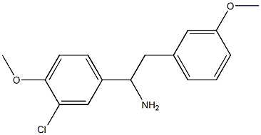 1-(3-chloro-4-methoxyphenyl)-2-(3-methoxyphenyl)ethan-1-amine