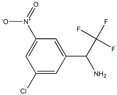 1-(3-chloro-5-nitrophenyl)-2,2,2-trifluoroethan-1-amine
