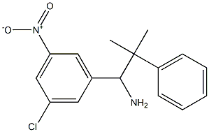 1-(3-chloro-5-nitrophenyl)-2-methyl-2-phenylpropan-1-amine