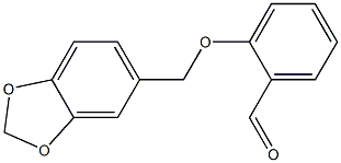 2-(2H-1,3-benzodioxol-5-ylmethoxy)benzaldehyde Structure