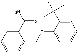 2-(2-tert-butylphenoxymethyl)benzene-1-carbothioamide