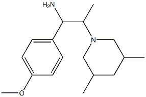 2-(3,5-dimethylpiperidin-1-yl)-1-(4-methoxyphenyl)propan-1-amine
