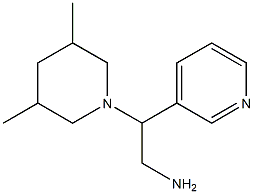 2-(3,5-dimethylpiperidin-1-yl)-2-pyridin-3-ylethanamine