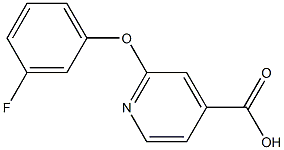 2-(3-fluorophenoxy)pyridine-4-carboxylic acid