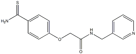 2-(4-carbamothioylphenoxy)-N-(pyridin-3-ylmethyl)acetamide