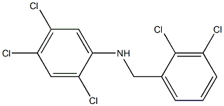 2,4,5-trichloro-N-[(2,3-dichlorophenyl)methyl]aniline