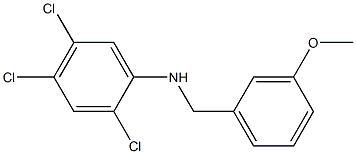 2,4,5-trichloro-N-[(3-methoxyphenyl)methyl]aniline
