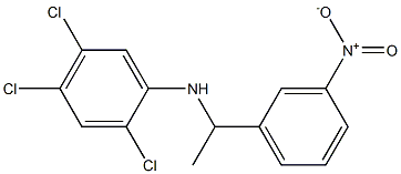 2,4,5-trichloro-N-[1-(3-nitrophenyl)ethyl]aniline
