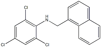 2,4,6-trichloro-N-(naphthalen-1-ylmethyl)aniline