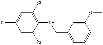 2,4,6-trichloro-N-[(3-methoxyphenyl)methyl]aniline