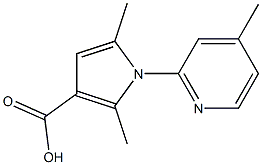 2,5-dimethyl-1-(4-methylpyridin-2-yl)-1H-pyrrole-3-carboxylic acid