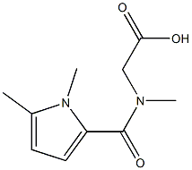 2-[(1,5-dimethyl-1H-pyrrol-2-yl)-N-methylformamido]acetic acid