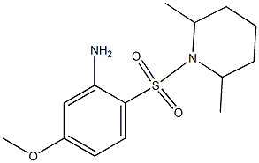 2-[(2,6-dimethylpiperidine-1-)sulfonyl]-5-methoxyaniline