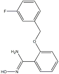 2-[(3-fluorobenzyl)oxy]-N'-hydroxybenzenecarboximidamide