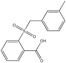 2-[(3-methylbenzyl)sulfonyl]benzoic acid