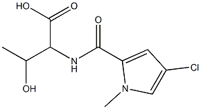 2-[(4-chloro-1-methyl-1H-pyrrol-2-yl)formamido]-3-hydroxybutanoic acid