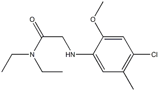 2-[(4-chloro-2-methoxy-5-methylphenyl)amino]-N,N-diethylacetamide